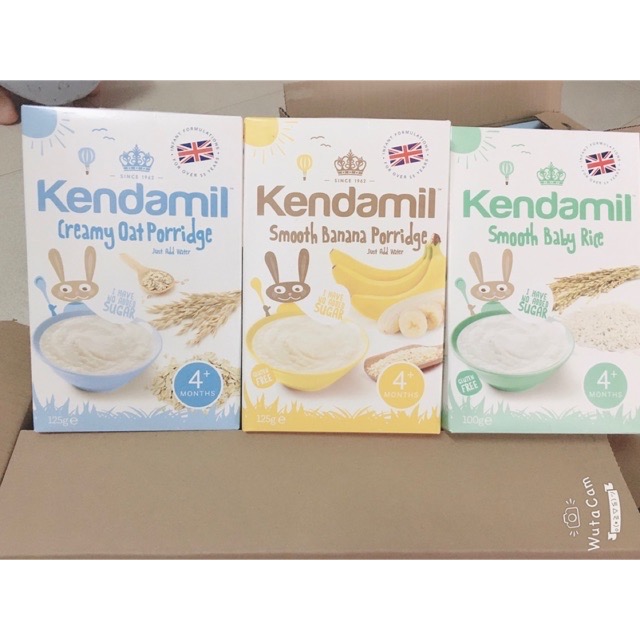 [Chính hãng] Bột ăn dặm kendamil hộp 100g -3 vị