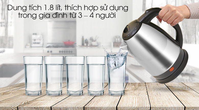 Bình đun siêu tốc Delites 1.8 lít ST18S05