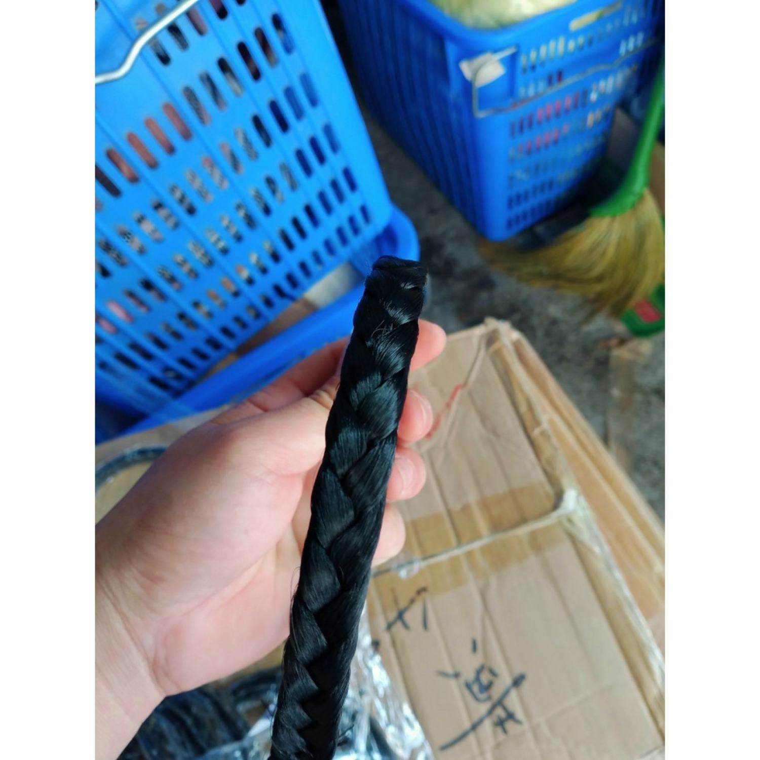 Bờm tết tóc giả CAO CẤP phong cách HÀN QUỐC