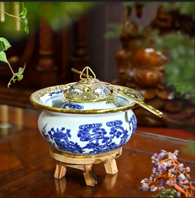 BÁT GỐM BÁT TRÀNG BỌC ĐÔNG, BÁT GỐM GIẢ CỔ MEN LAM