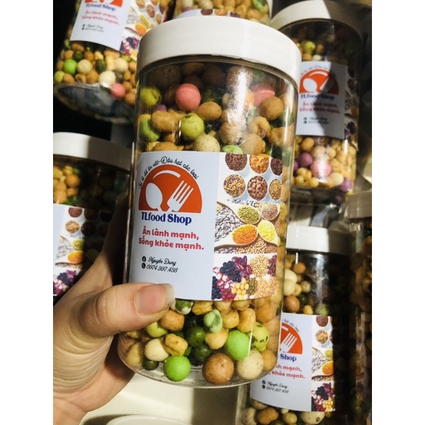 500gr Đậu phộng da cá mix vị thơm ngon
