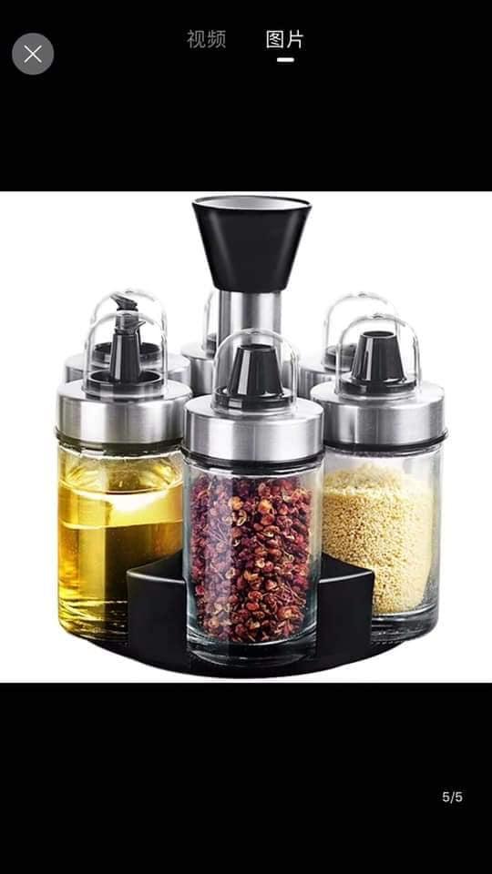 HŨ GIA VỊ XOAY 360 ĐỘ