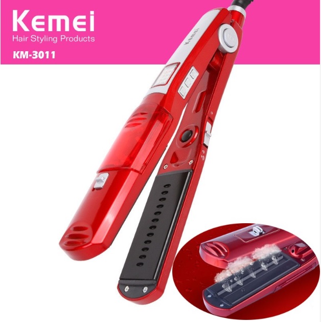 Máy Duỗi Tóc Hơi Nước Cao Cấp Kemei Km 3011