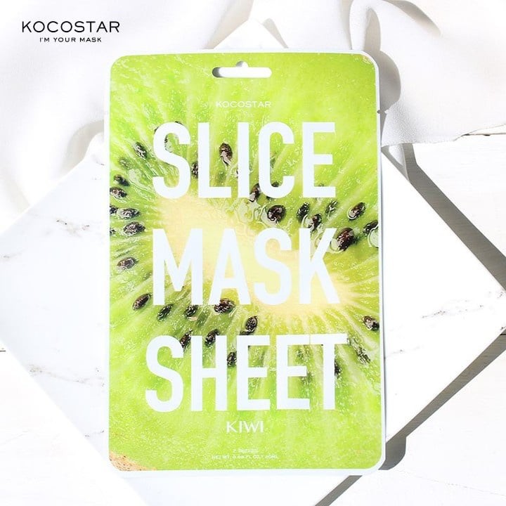 Mặt Nạ Lát Kiwi KOCOSTAR KOCOSTAR’s Kiwi Slice Mask Sheet