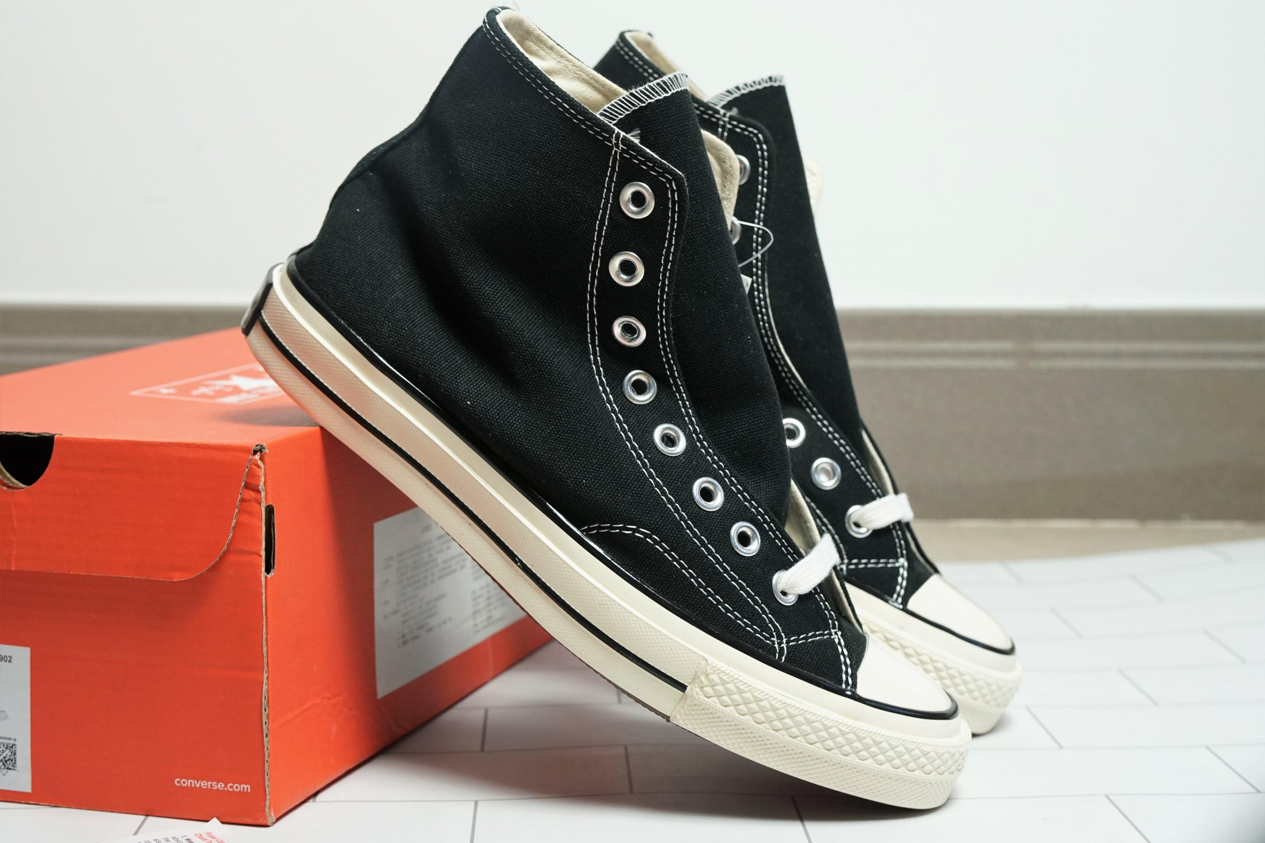 [Sale Shock] Giày Converse 1970s Đen Cổ Cao Hàng 1:1 - Size nam & nữ