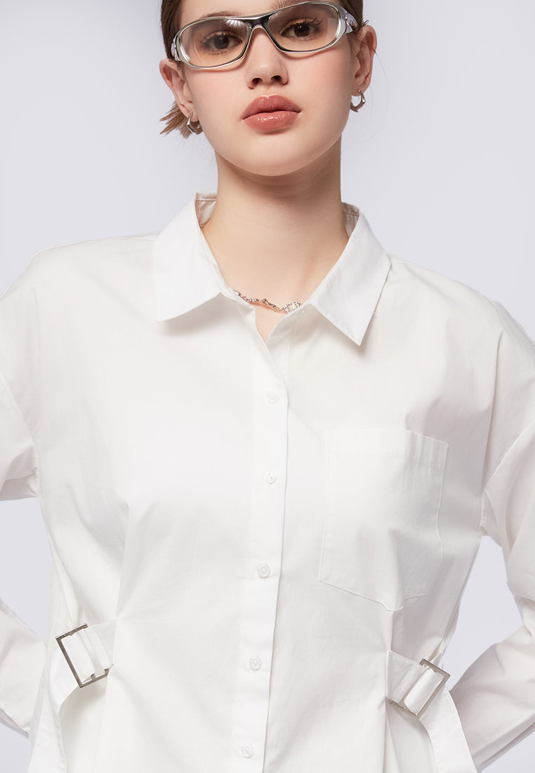 Colorbox Áo Sơ Mi Oversize Có Khóa Bên Hông
