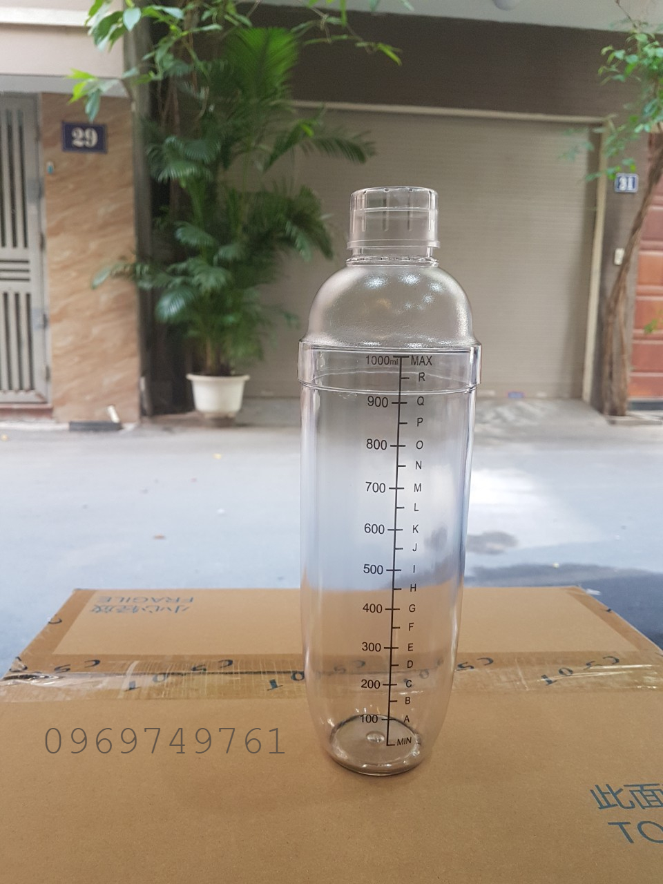 Bình lắc nhựa pha chế shaker trà sữa cocktail cao cấp