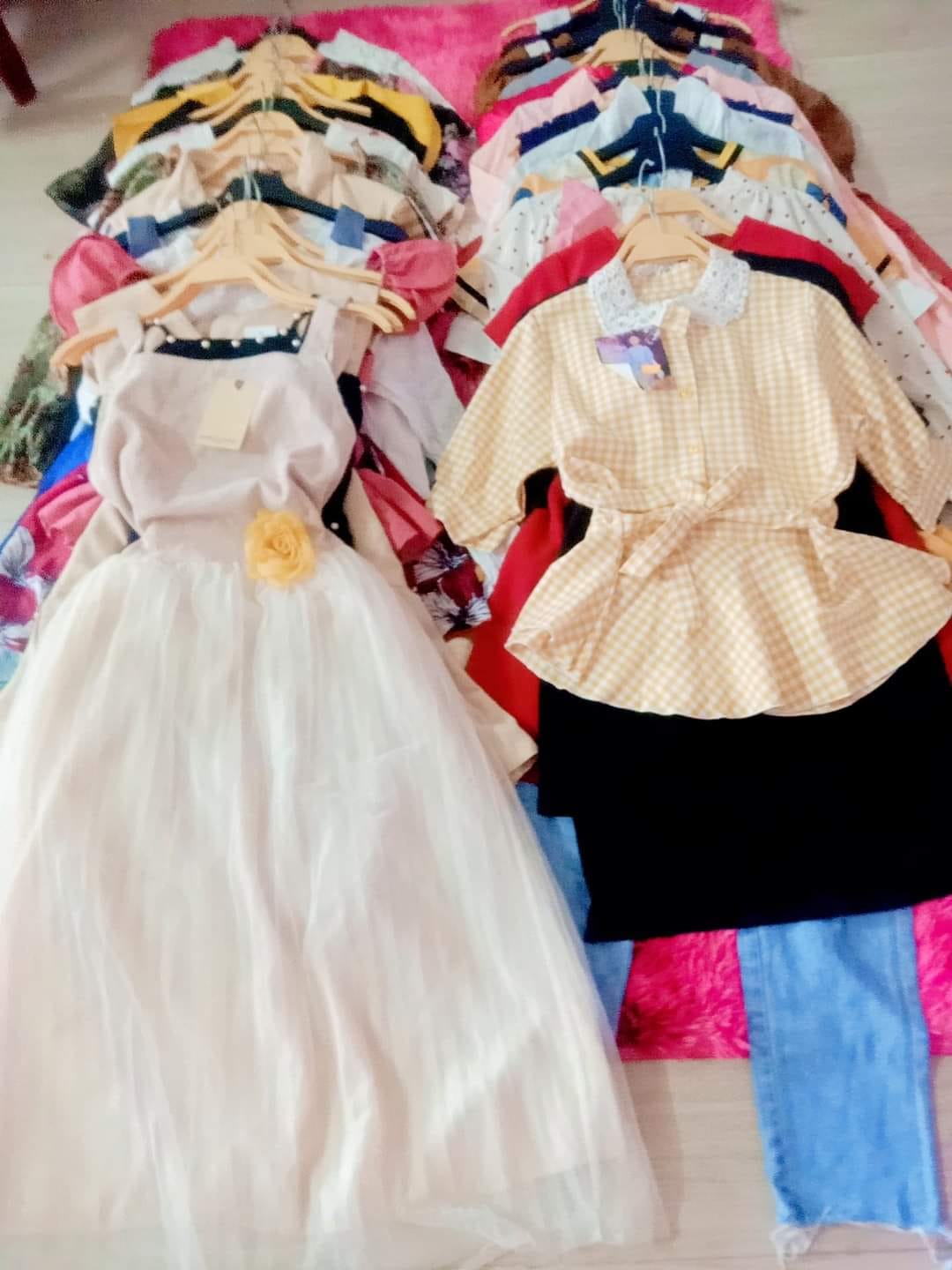 ĐẦM NỮ NGẪU NHIÊN combo sỉ 30 đầm