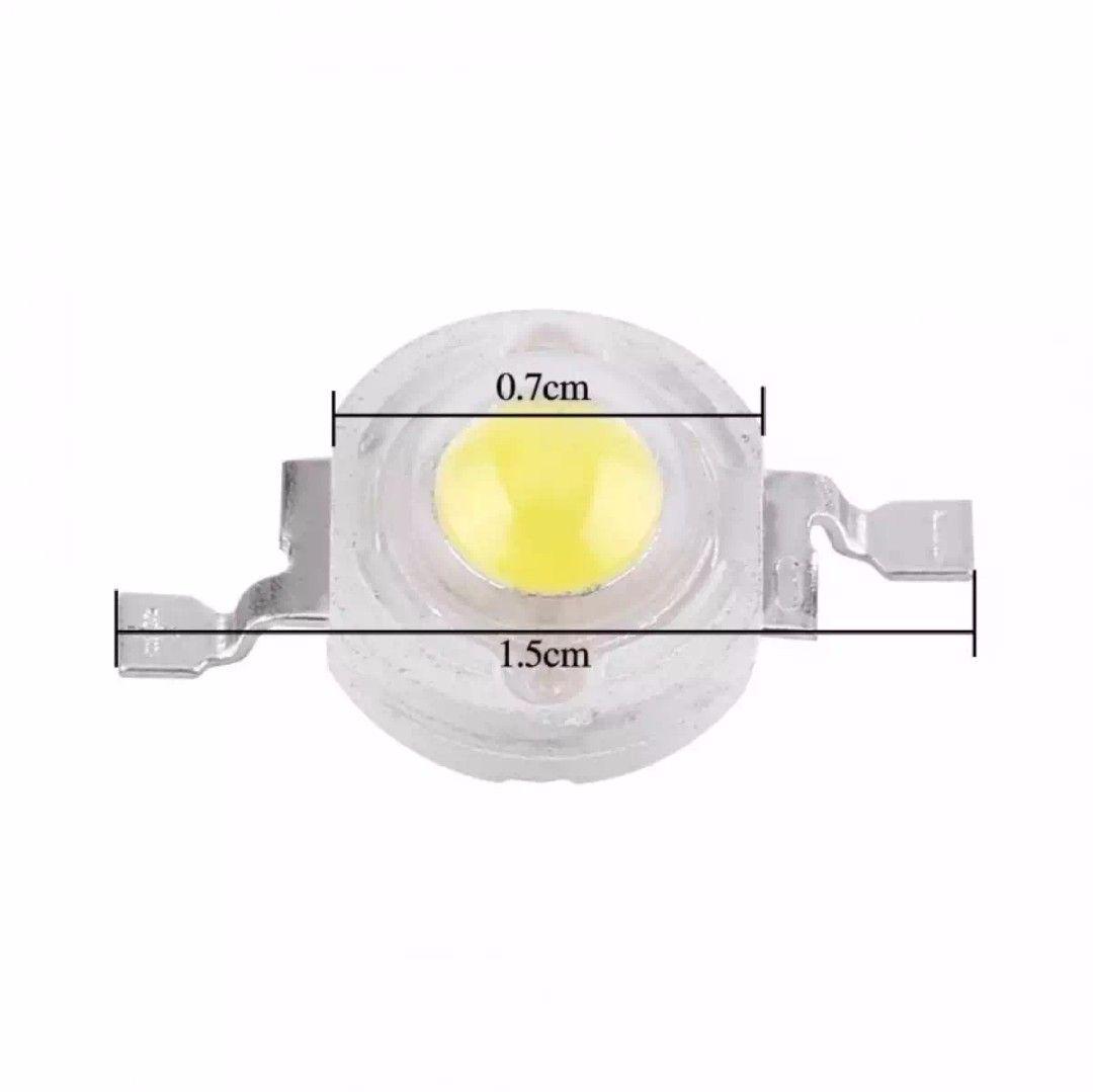 Combo 50 Chíp Led Luxeon 1W Ánh sáng Vàng Nắng