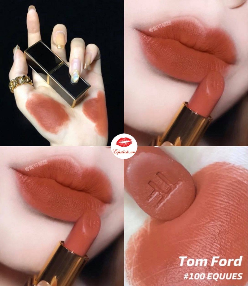 Son Tom Ford Lip Color Matte 100 Equus Màu Cam Đất