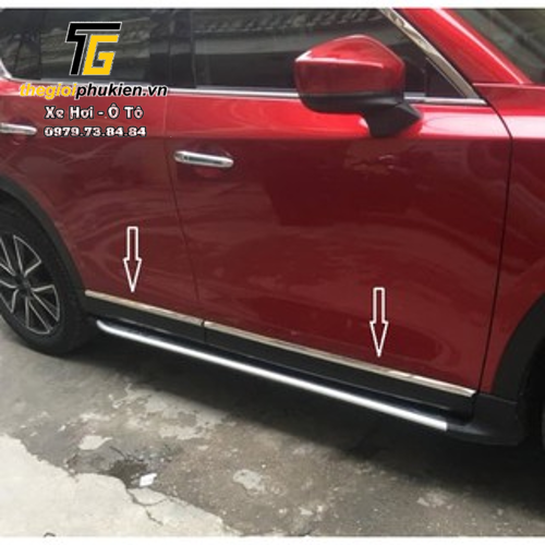 Bộ ốp, nẹp sườn mazda cx-5, cx5 2018-2019 - loại nhỏ