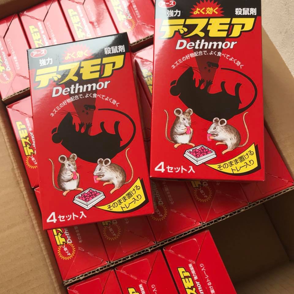 Viên Đuổi Chuột Dethmor Nhật Bản (Hộp 4 Vỉ)