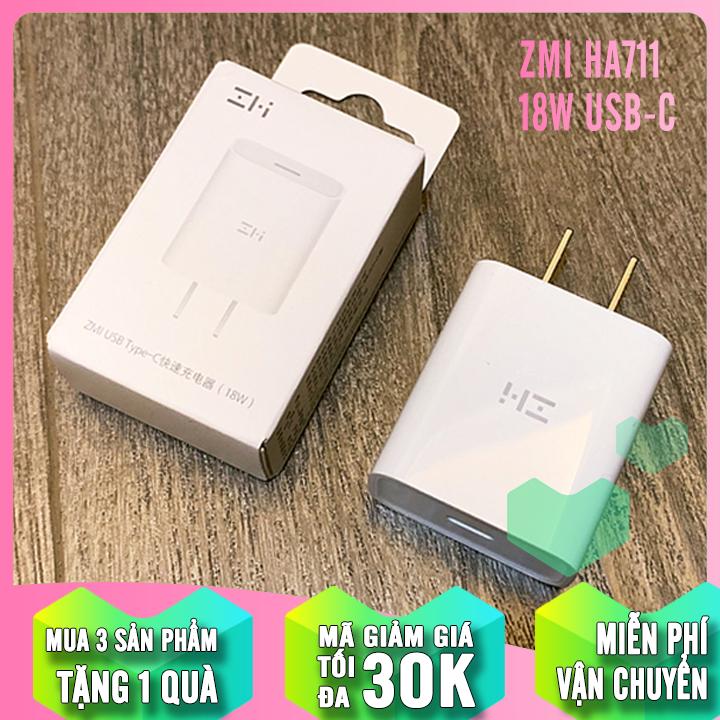 Củ sạc nhanh ZMi HA711 USB-C QC 3.0 / PD 3.0 (18W)