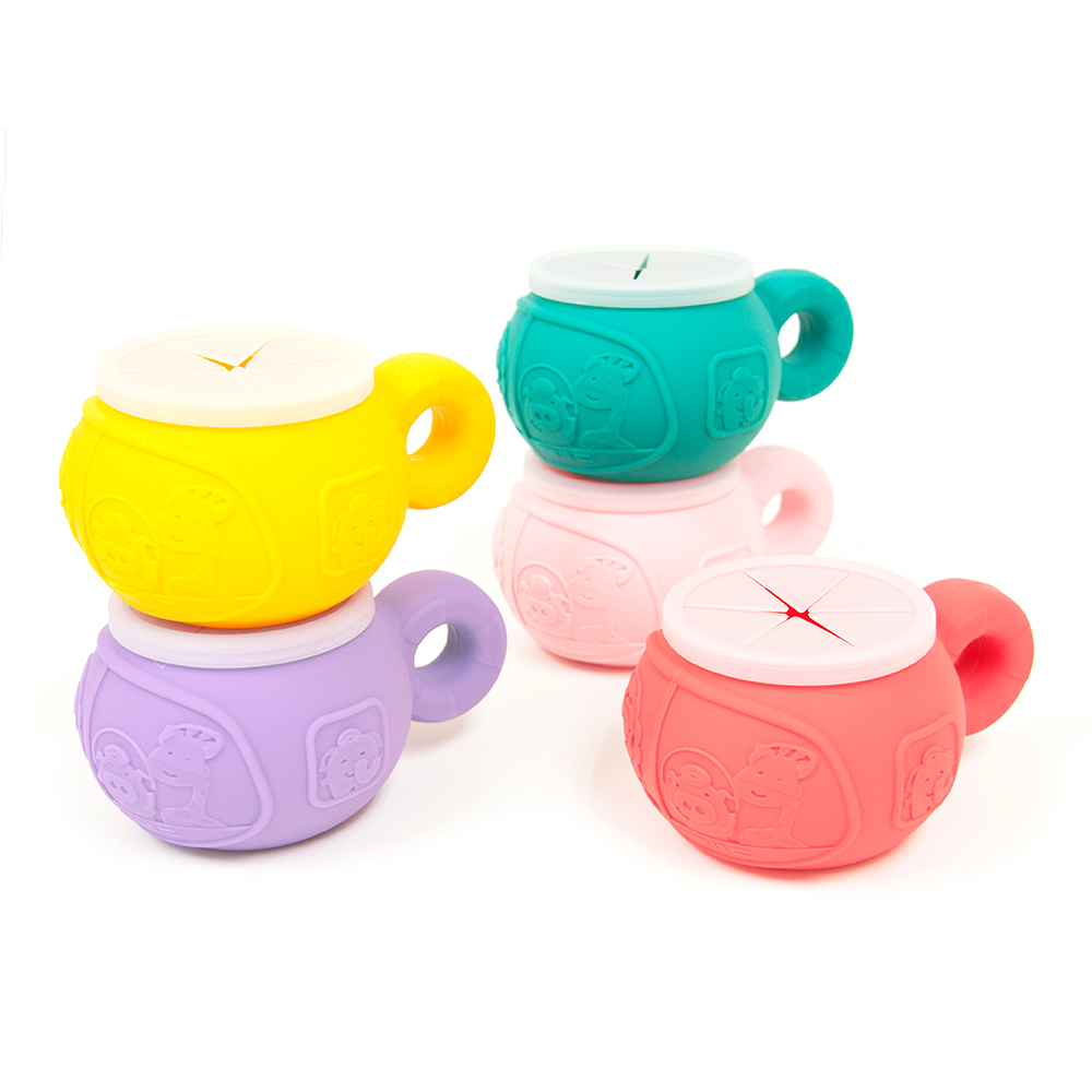 Hũ đựng bánh ăn dặm silicon chống đổ cho bé Marcus & Marcus, từ 12 tháng - Marcus