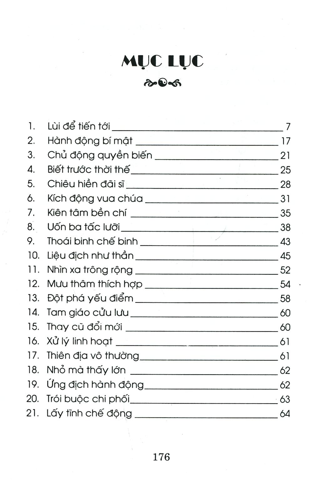 [HCM]Mưu Kế Người Xưa