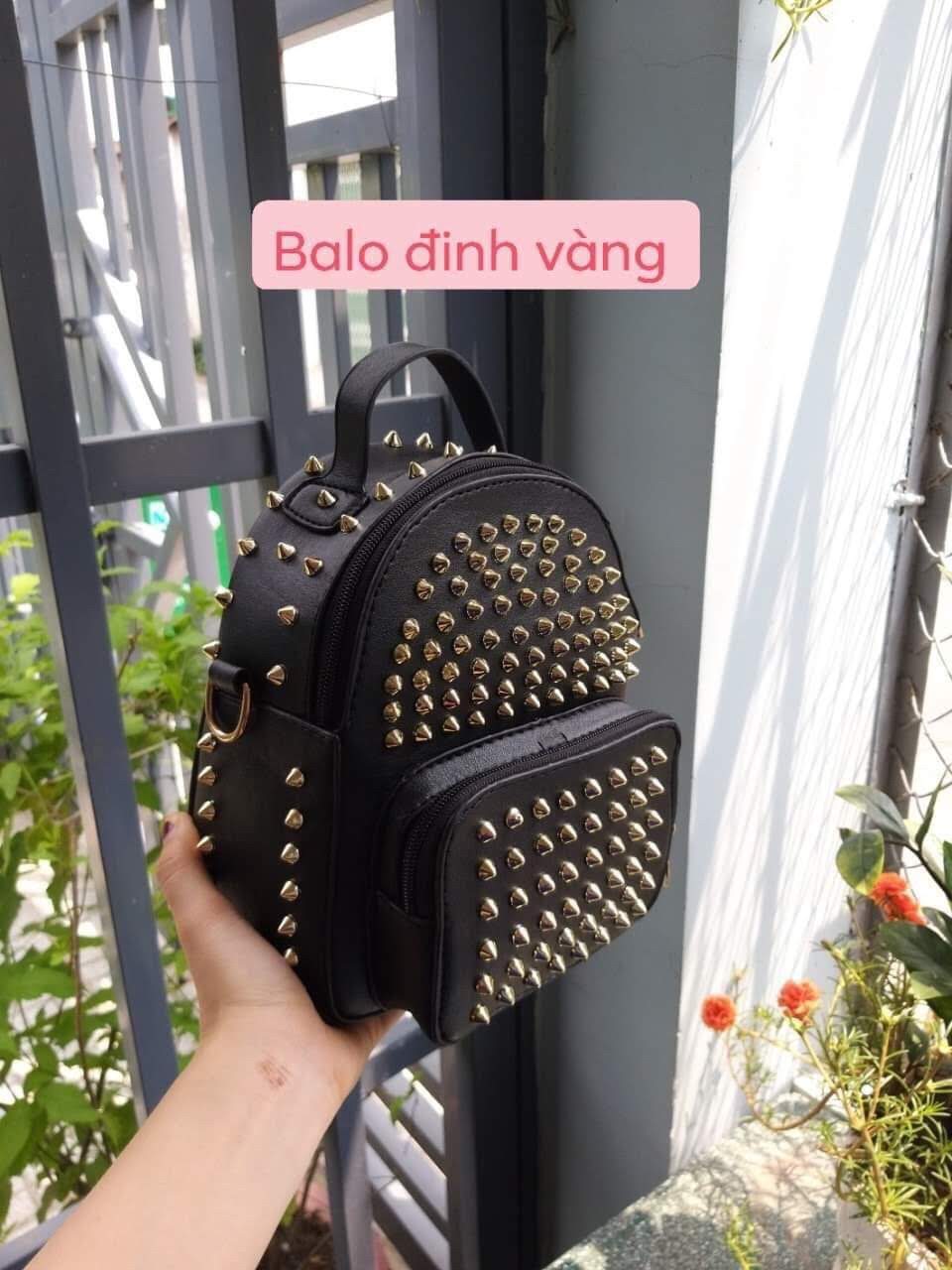 Balo Nạm Đinh Cá Tính MIni