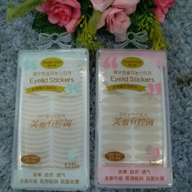 Hộp miếng dán kích mí lưới Eyelid Stickers 120 cặp L