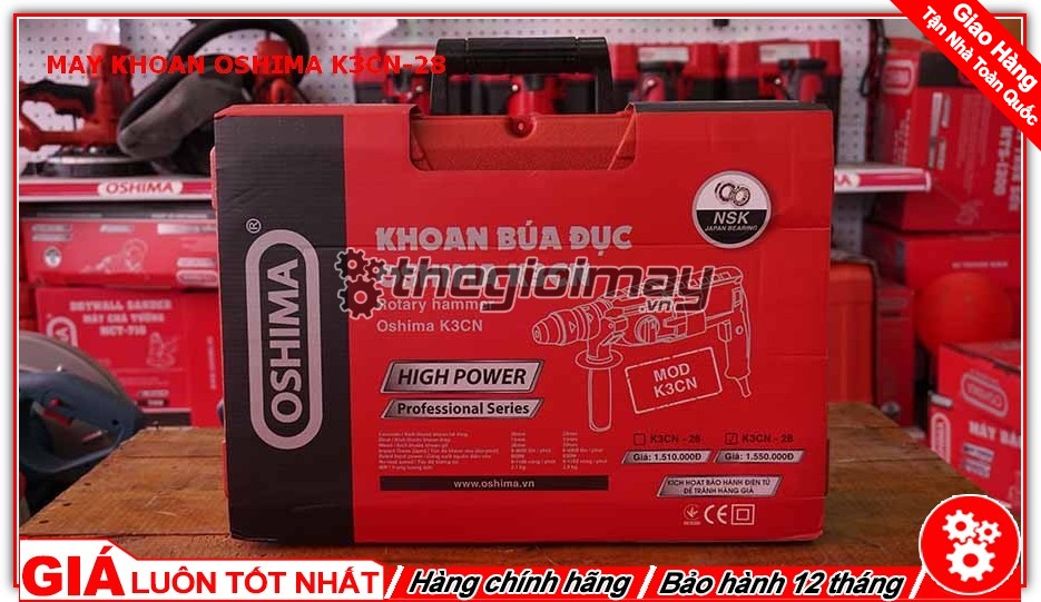 Máy khoan Oshima K3CN-28