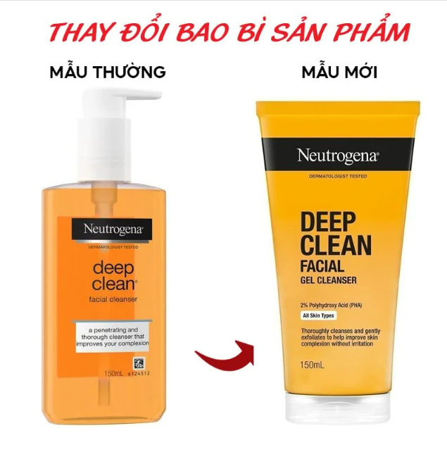 Sữa Rửa Mặt Neutrogena Deep Clean Facial Cleanser