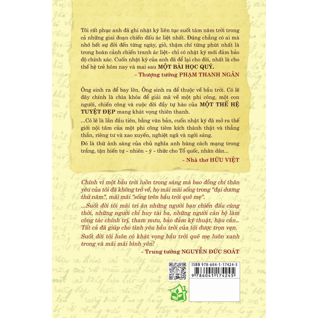 Sách - Nhật Ký Phi Công Tiêm Kích