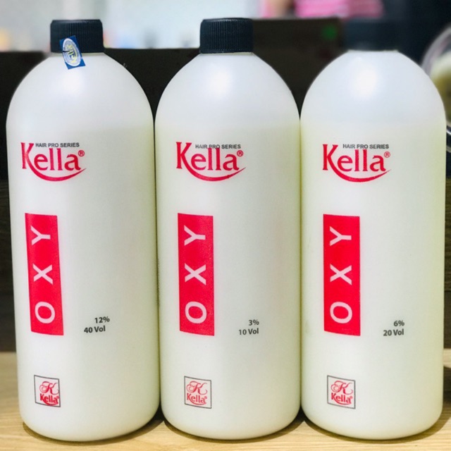 Oxy dung dịch trợ nhuộm Kella 1000ml