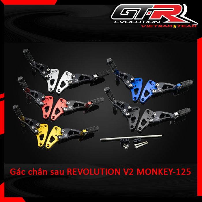 [Chính hãng] Gác chân sau REVOLUTION V2 MONKEY125