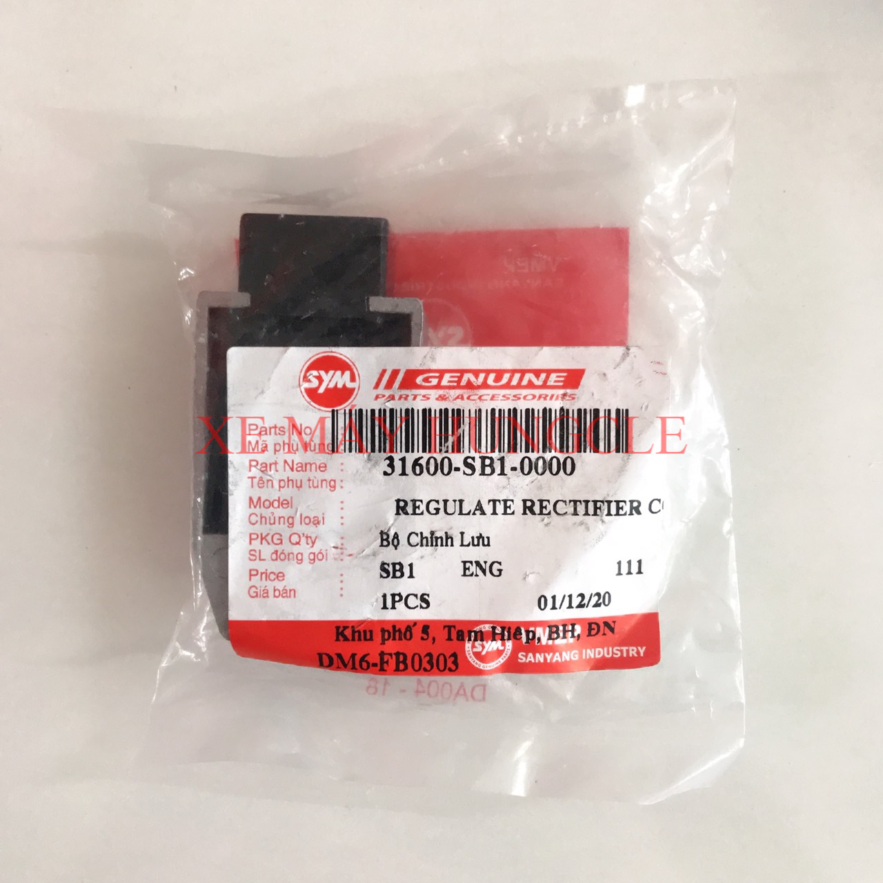 Đi ốt nạp(Cục sạc) SB1 chính hãng SYM [HUNGCLE]