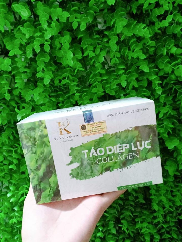 [CHÍNH HÃNG] tảo diệp lục Collagen KYO