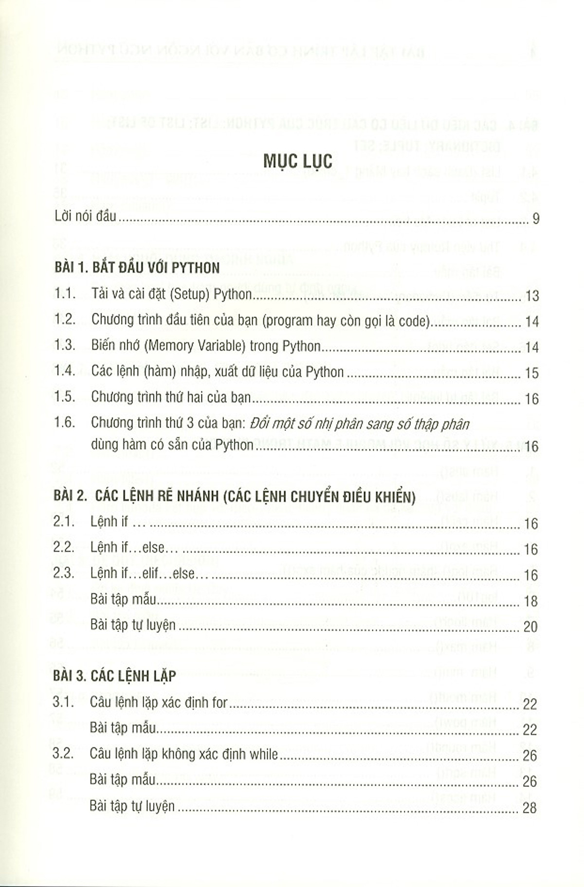 Bài Tập Lập Trình Cơ Bản Với Ngôn Ngữ Python - Trần Thông Quế