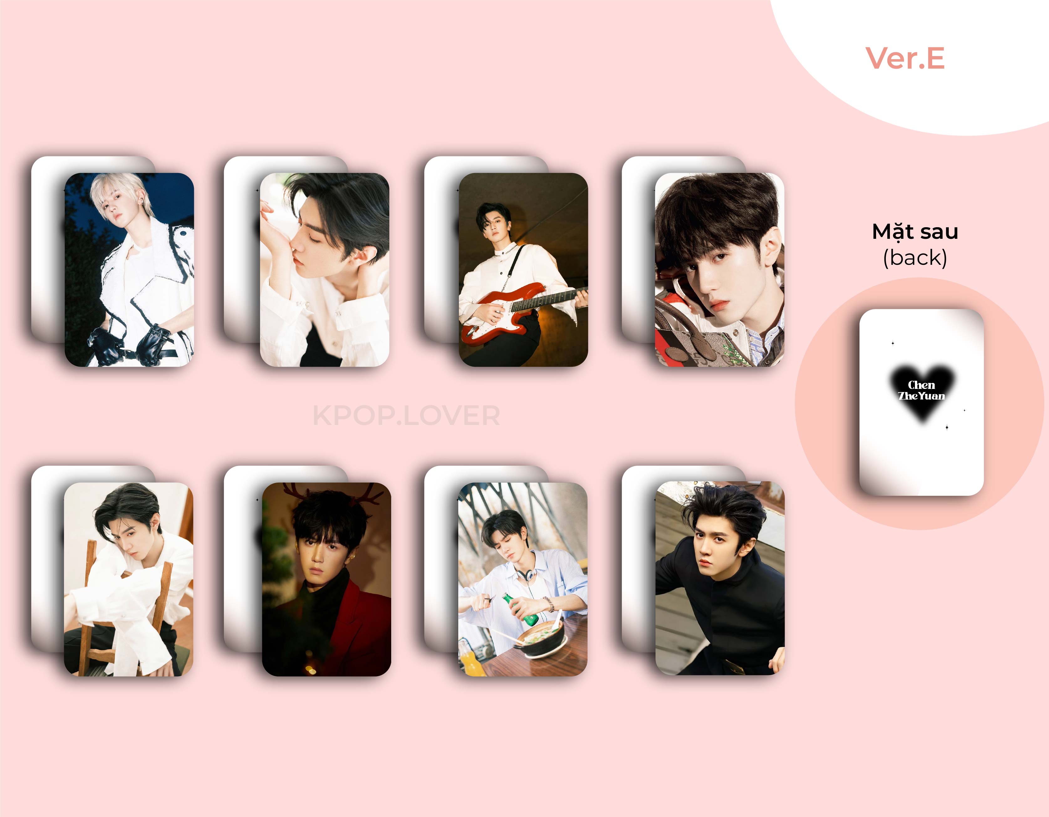 SET 8 CARD BO GÓC Trần Triết Viễn