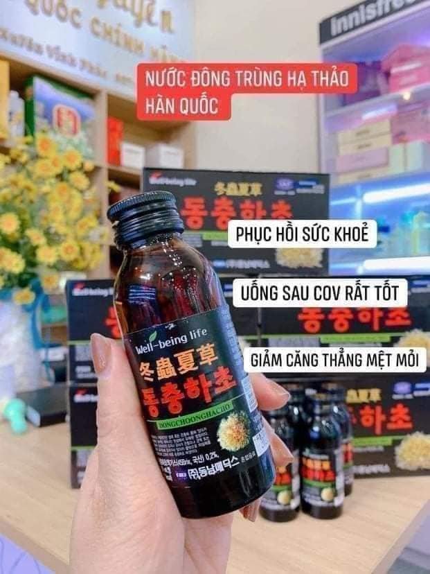 Nước đông trùng hạ thảo (Hộp 10 chai)