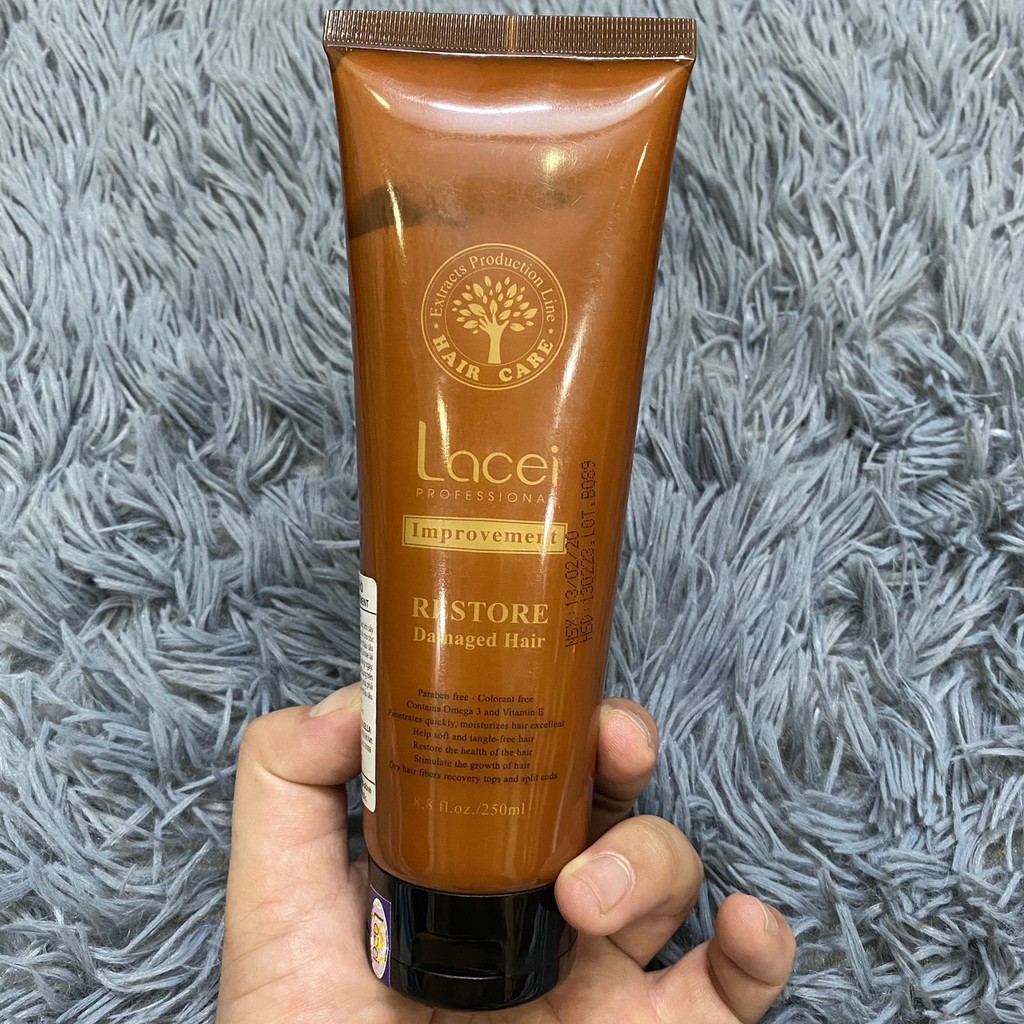 Kem xả khô dưỡng ẩm Lacei Improvement Restore Damaged Hair 250ml