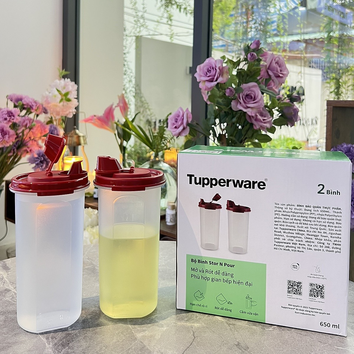 Bình Dầu Tupperware Ezy Pour - Tupperware Mall Chợ Lớn