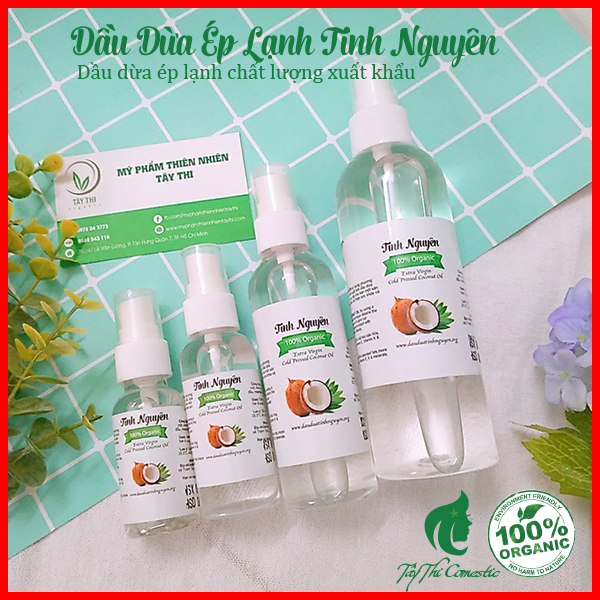 [HCM]Dầu Dừa Ép Lạnh Tinh Nguyên Chai 100ml