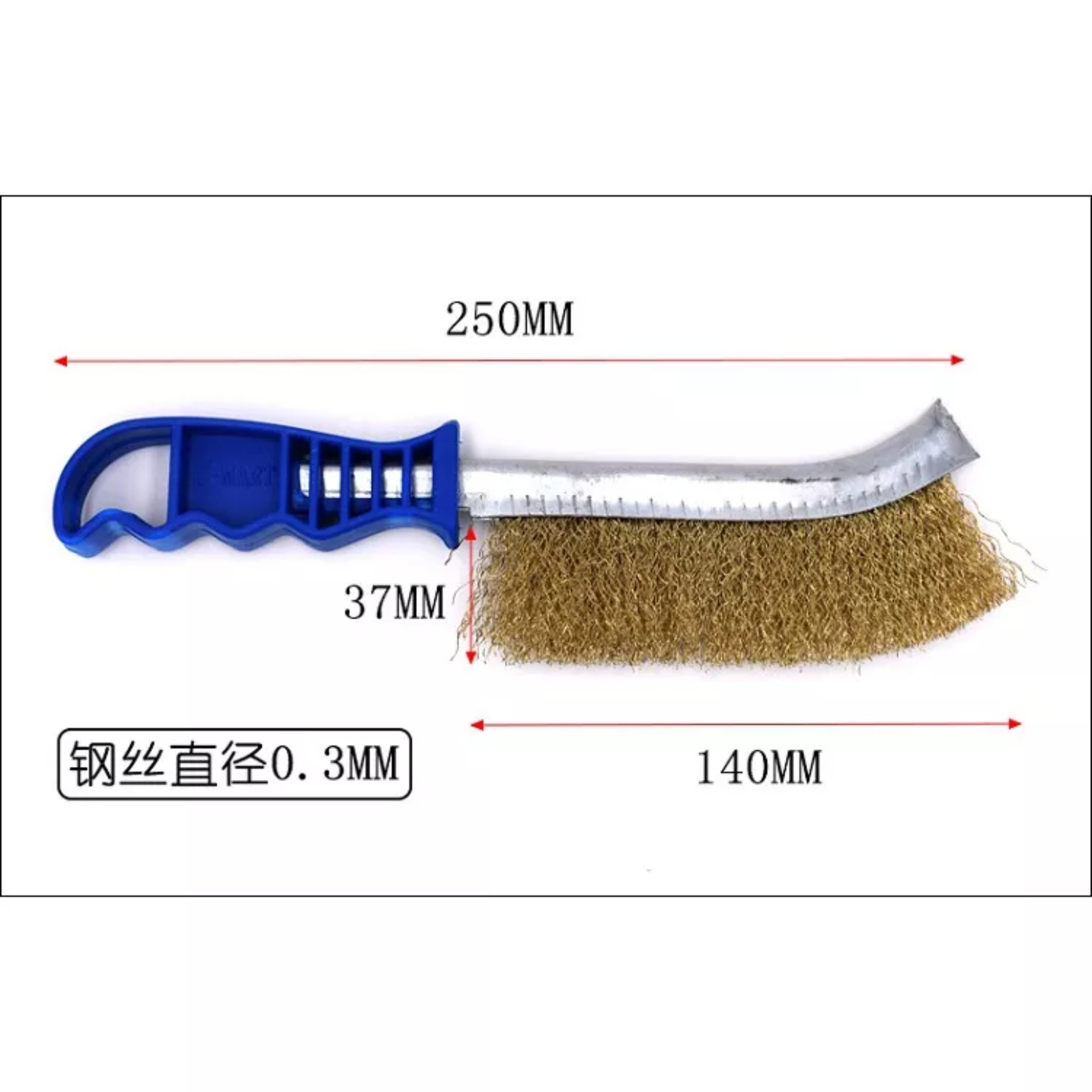 BÀN CHẢI SẮT ĐÁNH RỈ CÁN XANH ĐỎ
