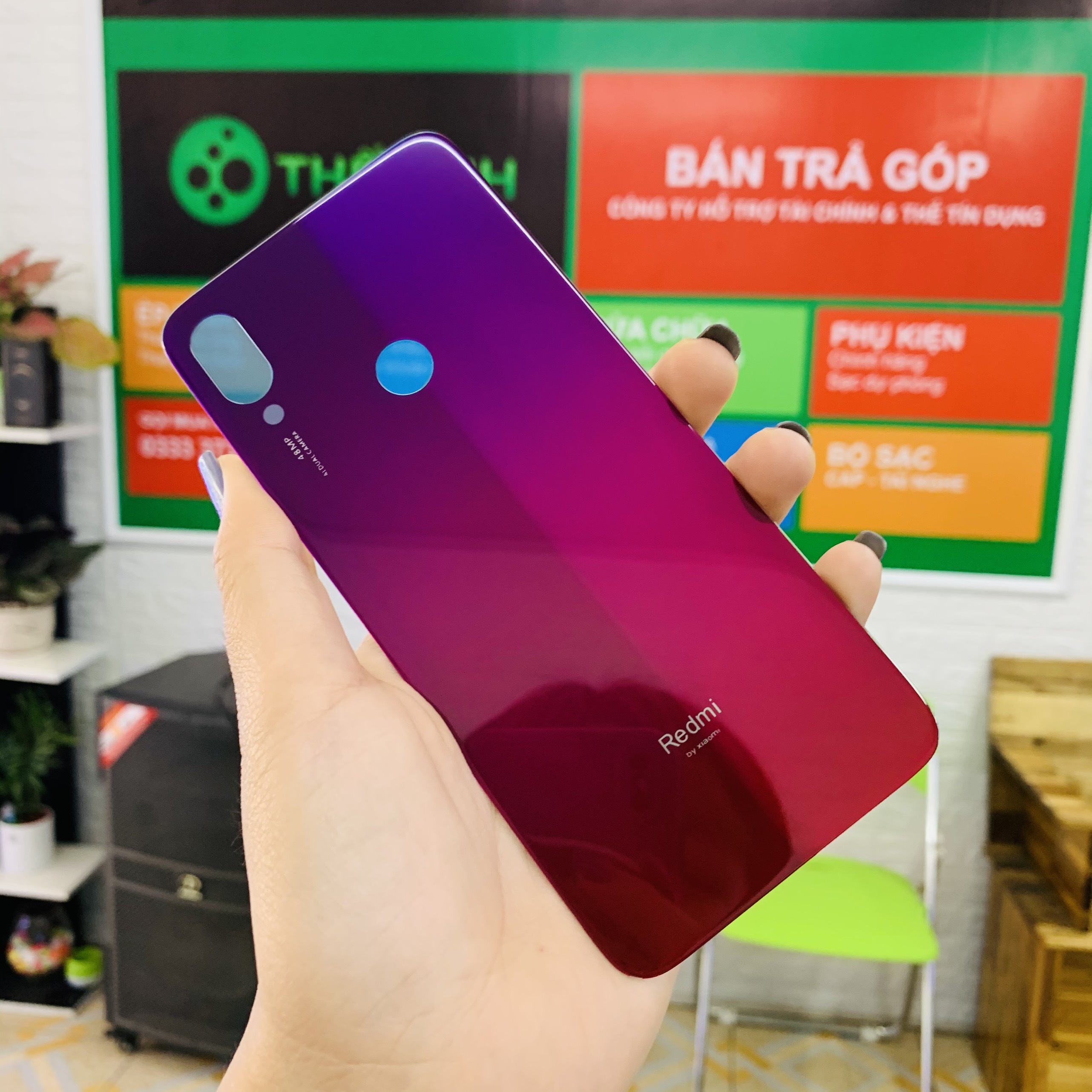 Nắp lưng Xiaomi Redmi Note 7 chính hãng , bảo hành đổi trả