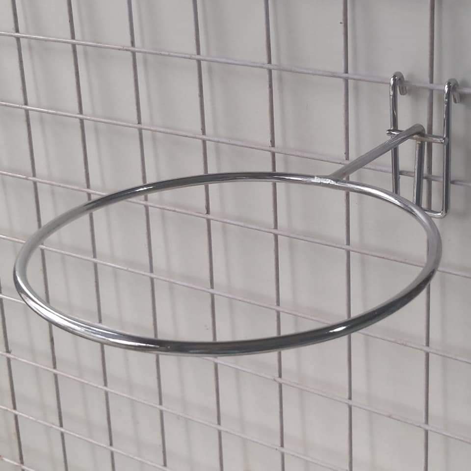 Móc treo đỡ bóng cài lưới 10cm*15cm -sơn trắng