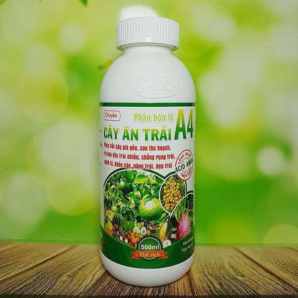 Phân Bón Lá Sinh Học A4 - phân bón amino acid 500ml