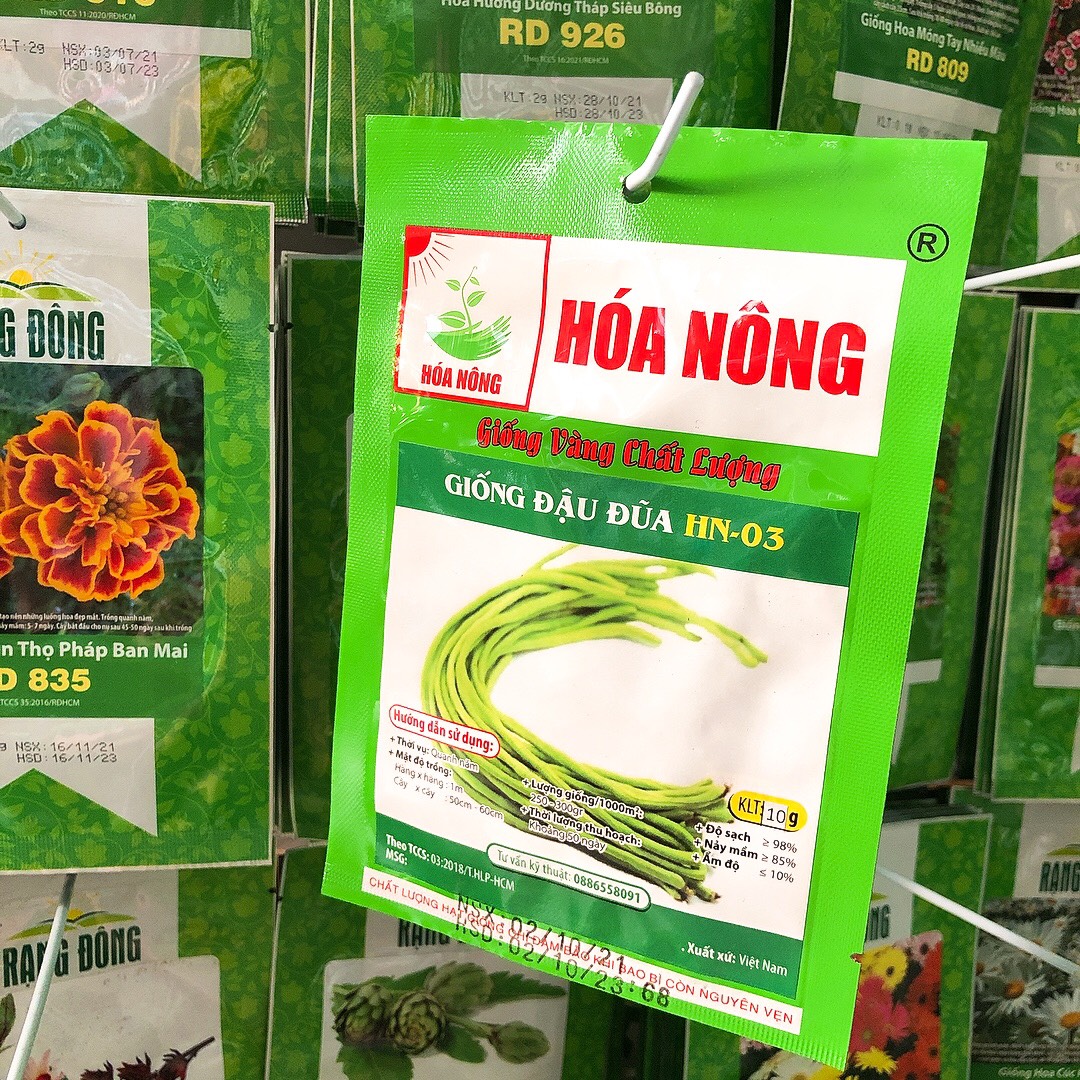 Hạt Giống Cây Đậu Đũa 10g