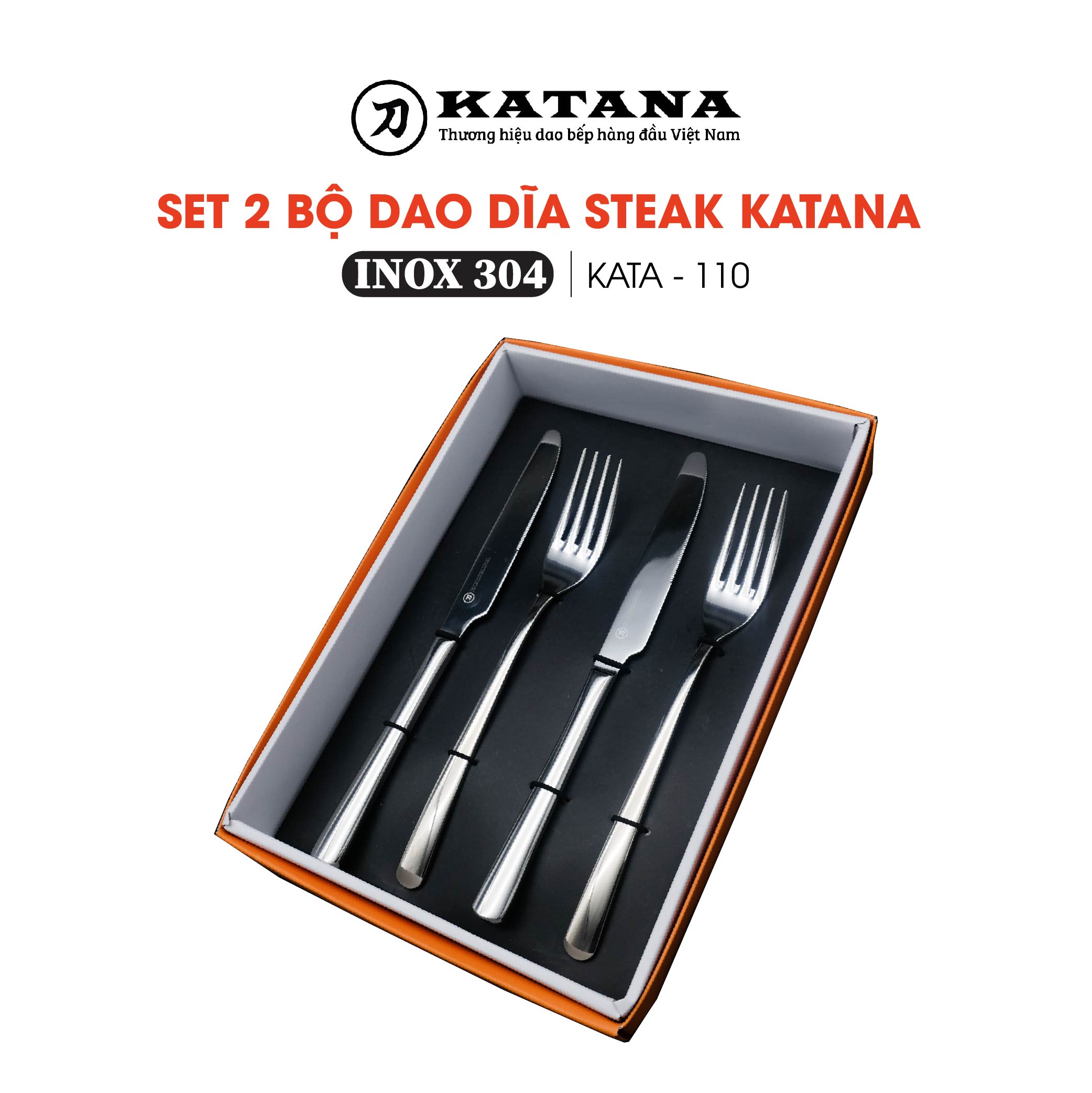 Set 4 chiếc dao Steak cao cấp thương hiệu KATANA - KATA110