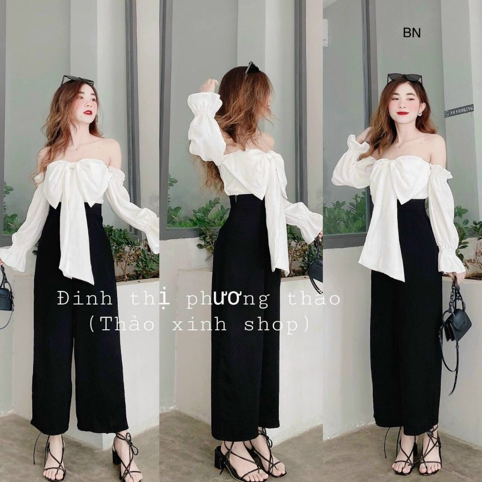 Áo kiểu nơ phụng hoàng#áo kiểu thân croptop,áo hot girl baby form 45kg