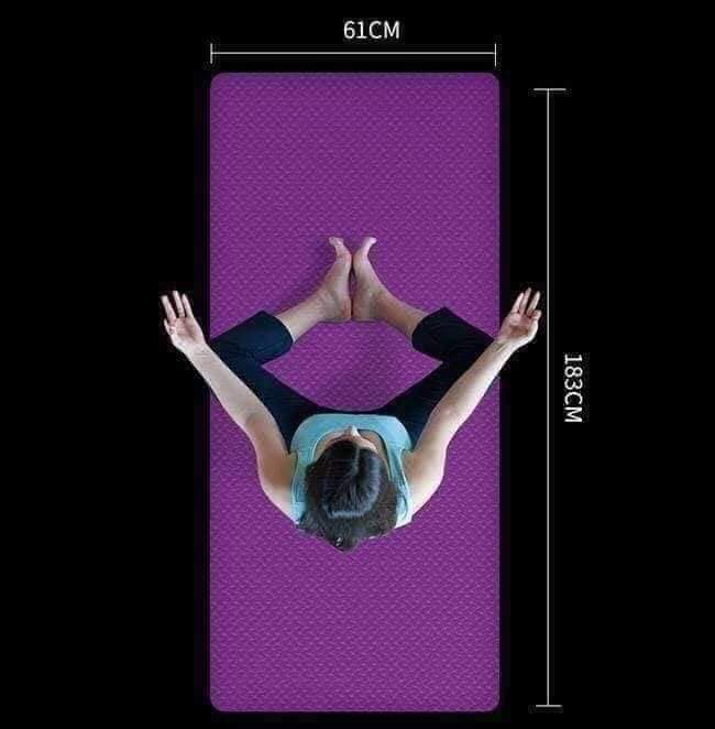 [HCM][CAO CẤP - TẶNG TÚI] THẢM TẬP YOGA TPE CAO CẤP 2 LỚP DÀY