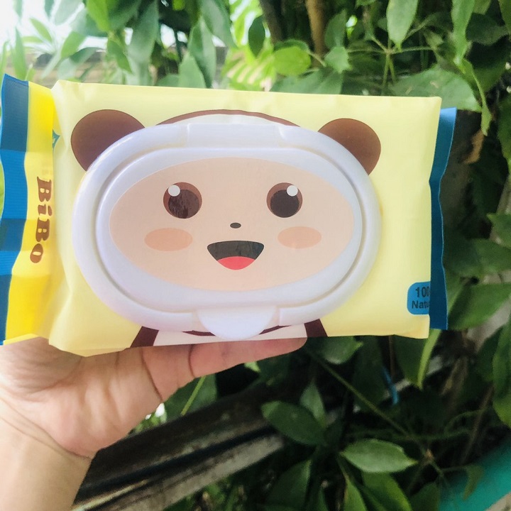 Khăn ướt bibo 100 tờ Không mùi, có nắp
