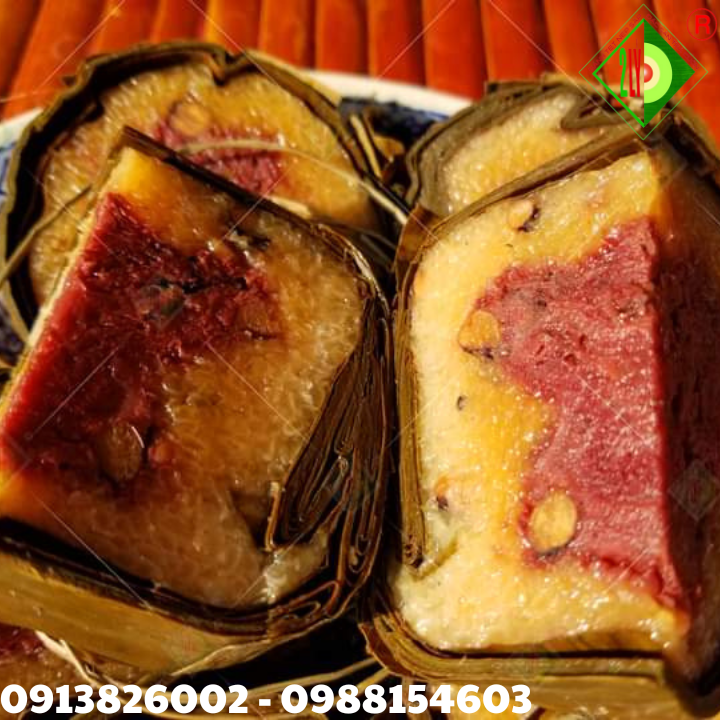 Bánh Tét Nhân Chuối [Bánh tét Trà Cuôn Hai Lý tại Trà Vinh]