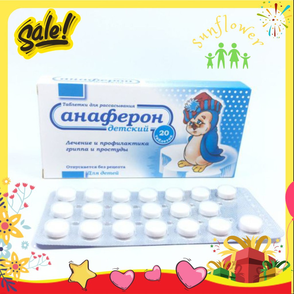 Tăng Đề Kháng Ana Chim Cánh Cụt Của Nga dạng 20 viên - shop Sunflower