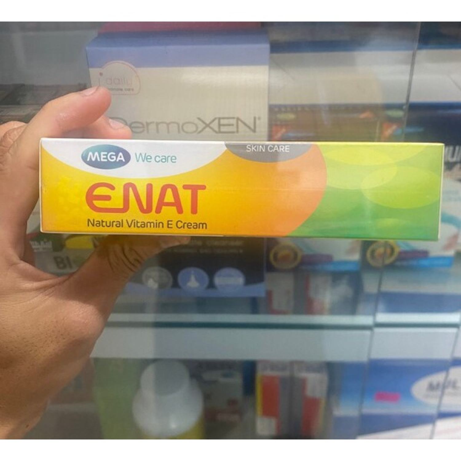 - kem dưỡng ẩm bảo vệ da mờ vết nhăn enat natural vitamin e cream - 30gam