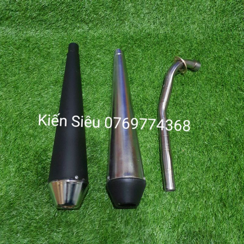 [Mã LIFEAU11100K giảm 100K đơn 300K] Pô xe máy pô chày độ Caferacer, Classic, 67,Cub, Win,win100