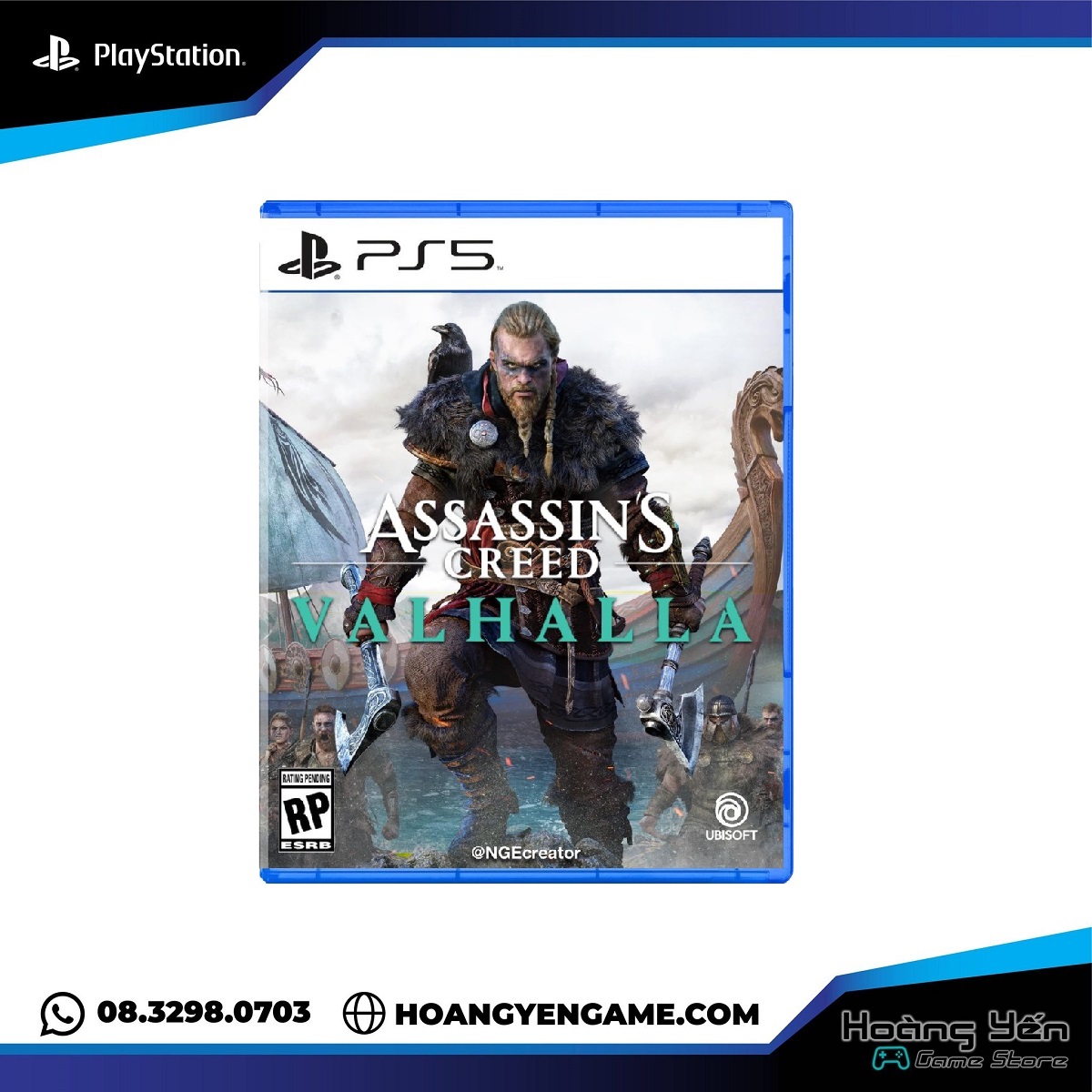 Đĩa Game Assassins Creed Valhalla PS5