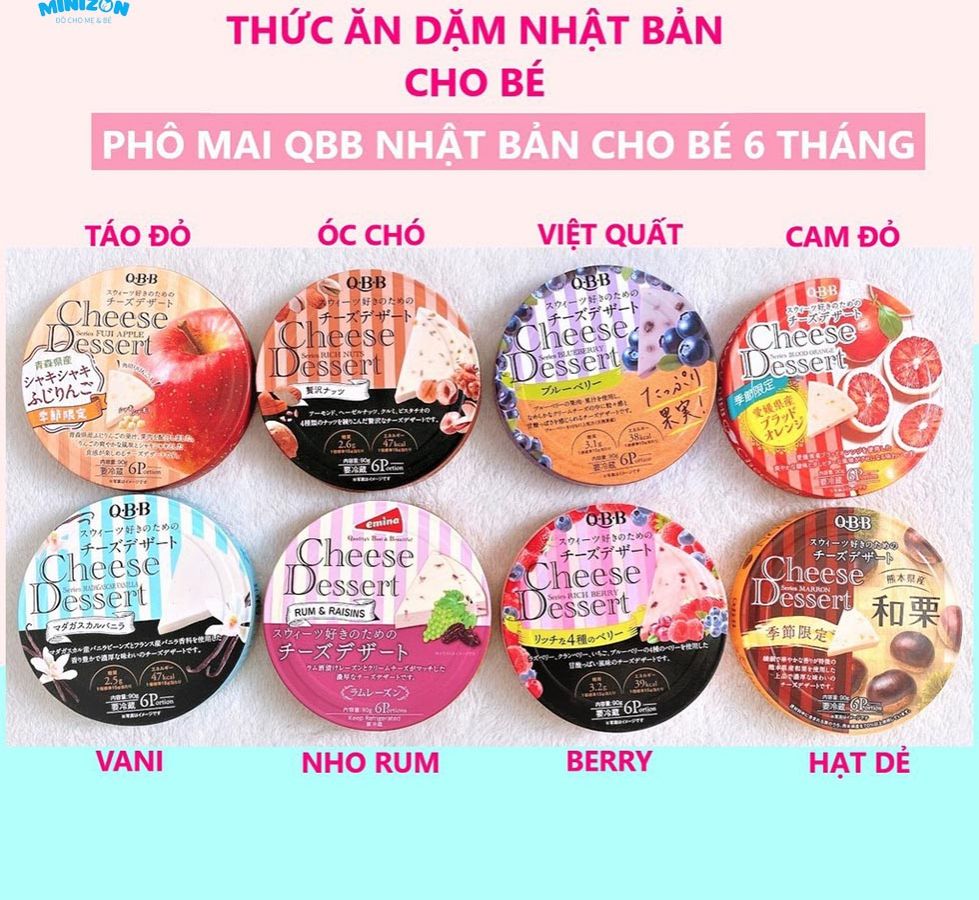 Phô mai QBB Nhật Bản