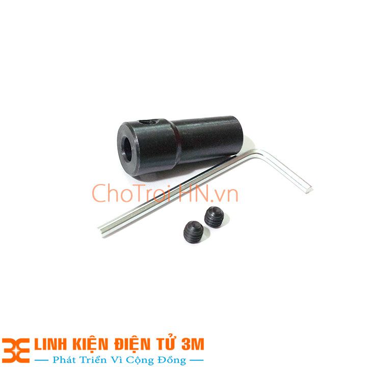 Đầu Nối Trục B10-Đen Có Ốc Vặn ( Tặng Lục Lăng Đi Kèm )